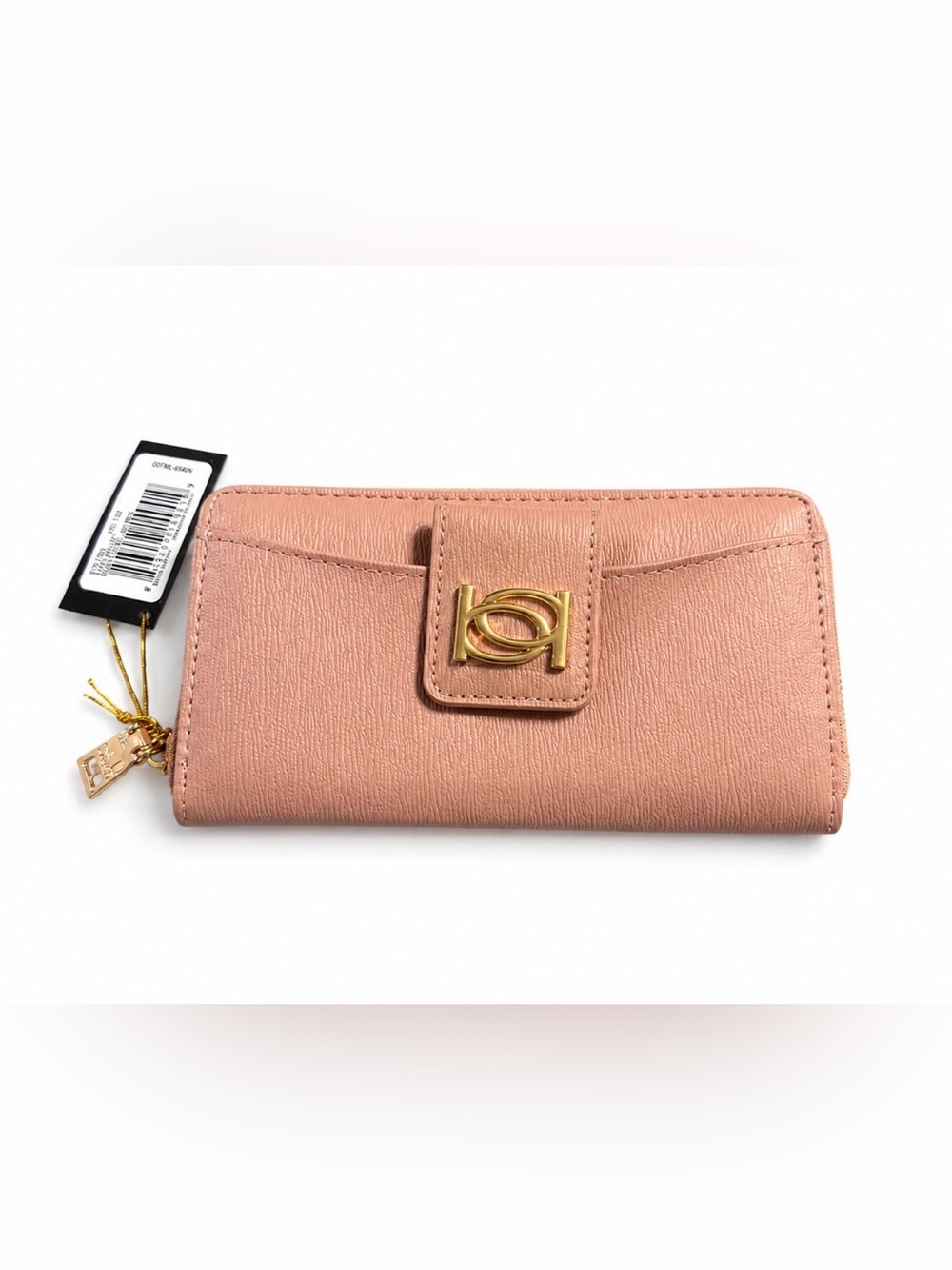 Bebe Lupe Dusty Rose Zip Around Wallet NWT – Gold Hardware
